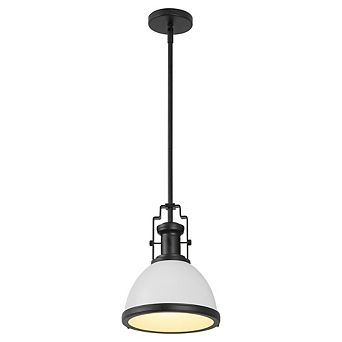 Homer Modern Industrial Iron LED Dome Pendant