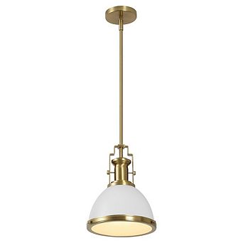Homer Modern Industrial Iron LED Dome Pendant