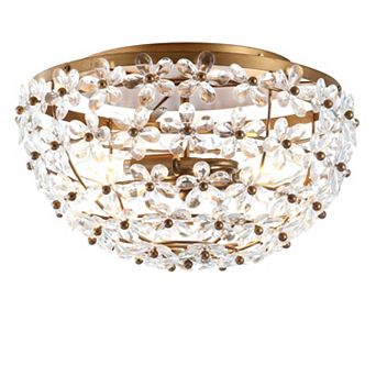 Isabelle Metal/acrylic Led Flush Mount