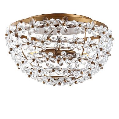 Isabelle Metal/acrylic Led Flush Mount