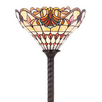 Davis Tiffany Style Torchiere Led Floor Lamp