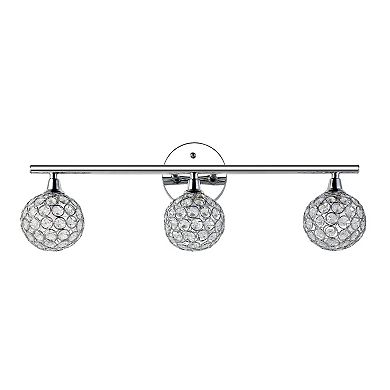 Maeve Iron/glass Contemporary Glam Led Vanity Light