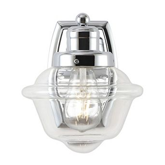 Orleans Iron/glass Schoolhouse Led Vanity Light