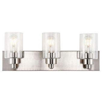 Irving Seeded Glass/iron Modern Contemporary Led Vanity Light