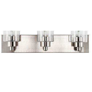 Irving Seeded Glass/iron Modern Contemporary Led Vanity Light