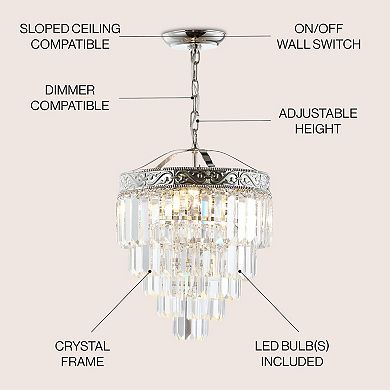 Wyatt Crystal Led Chandelier