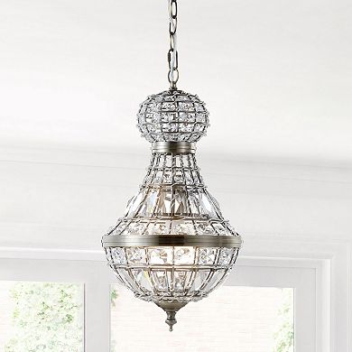 Regina Crystal/metal Empire Led Pendant