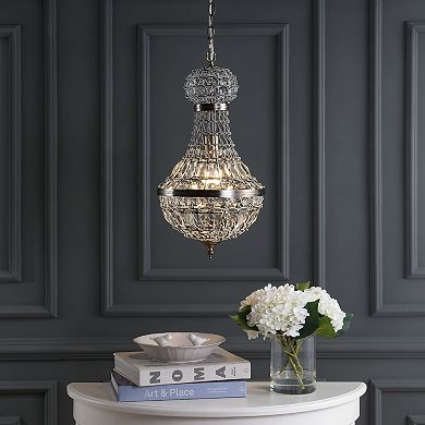 Regina Crystal/metal Empire Led Pendant