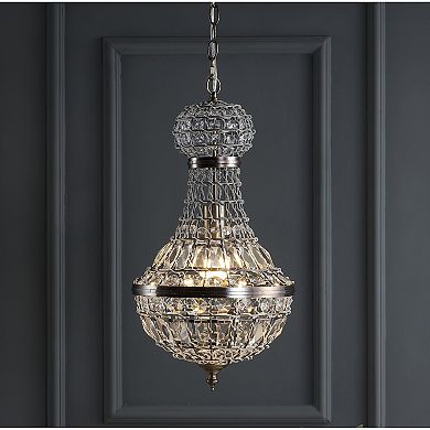 Regina Crystal/metal Empire Led Pendant