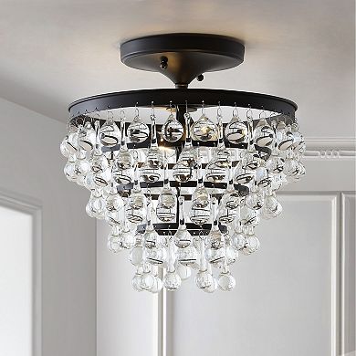 Toronto Metal/crystal Led Flush Mount