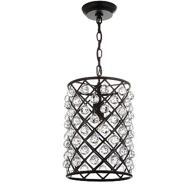 Gabrielle Crystal/metal Led Pendant