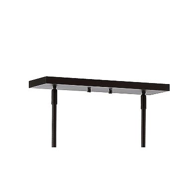 Paysan Linear Adjustable Iron/seeded Glass Rustic Farmhouse Led Pendant