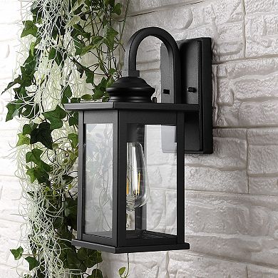 Cary Iron/glass Traditional Modern Led Outdoor Lantern (set Of 2)