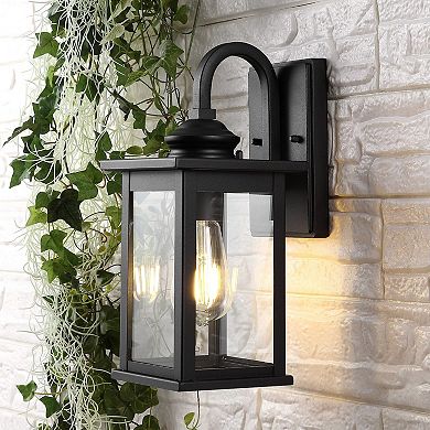 Cary Iron/glass Traditional Modern Led Outdoor Lantern (set Of 2)