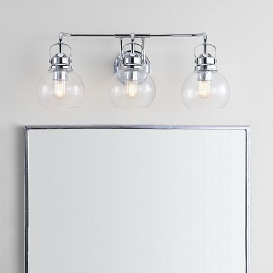 Shirley Metal Bubbled Glass Vanity Light