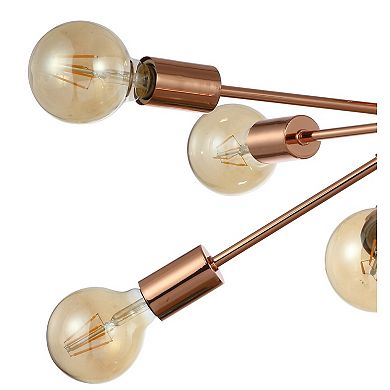 Copper Sputnik Metal Led Flush