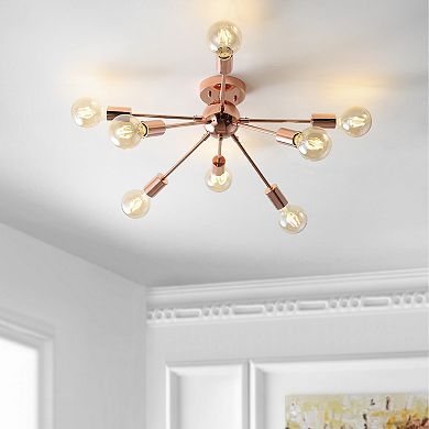 Copper Sputnik Metal Led Flush