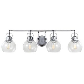 Shirley Metal Bubbled Glass Vanity Light