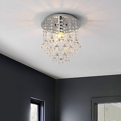 Lillibet Traditional Transitional Iron Led Semi Flush Mount