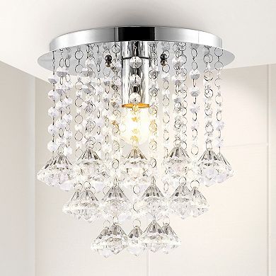 Lillibet Traditional Transitional Iron Led Semi Flush Mount