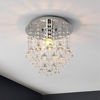 Lillibet Traditional Transitional Iron Led Semi Flush Mount