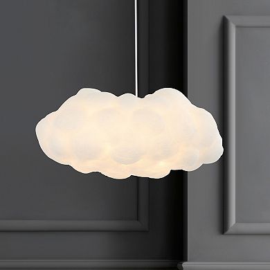 Zephyr Modern Contemporary Silk Led Cloud Pendant