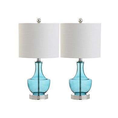 Colette Mini Glass Led Table Lamp (set Of 2)