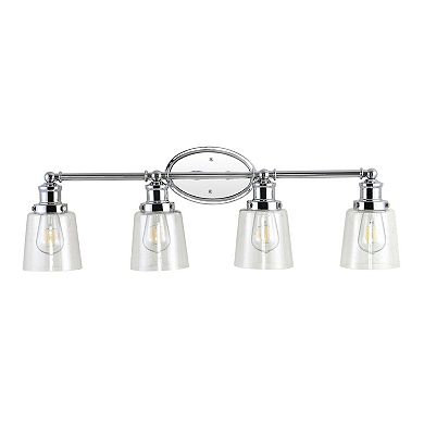 Beverly Iron/seeded Glass Classic Cottage Led Vanity Light