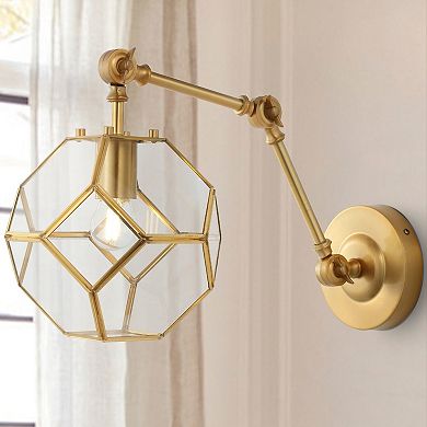 Honeycomb Modern Contemporary Arm Adjustable Iron/glass Led Sconce