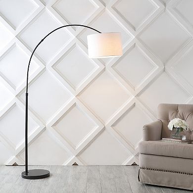 Collier Industrial Vintage Head And Height Adjustable Iron Led Arc Floor Lamp With Smart Bulb