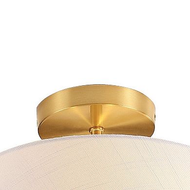 Isabella Modern Midcentury Iron Led Semi Flush Mount