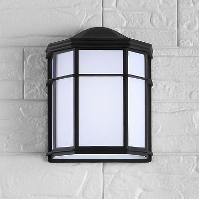 Henry Outdoor Frosted Acrylicmetal Integrated Led Wall Sconce