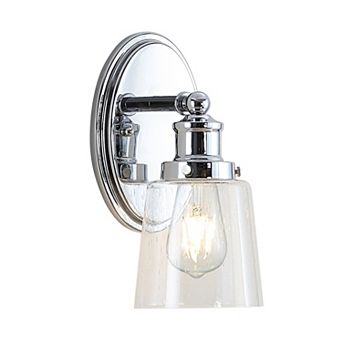Beverly Iron/seeded Glass Classic Cottage Led Vanity Light