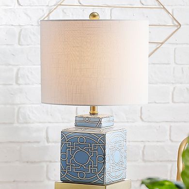Catherine Ceramicmetal Ginger Jar Led Table Lamp