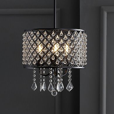 Gigi Metal/crystal Adjustable Led Drop Chandelier