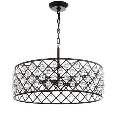Gabrielle Crystal/metal Led Pendant