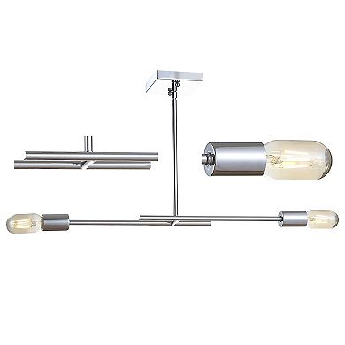 Turing Adjustable Metal Led Linear Pendant
