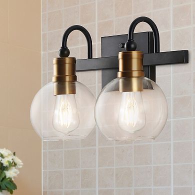 Marais Iron/glass Rustic Vintage Led Vanity Light