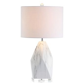 Oslo Ceramic Marblecrystal Led Table Lamp