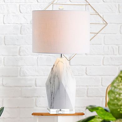 Oslo Ceramic Marblecrystal Led Table Lamp