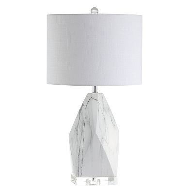 Oslo Ceramic Marblecrystal Led Table Lamp