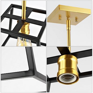 Lloyd Farmhouse Industrial Iron Led Pendant