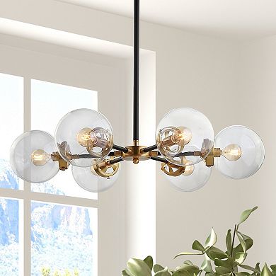 Caleb Brass Cluster Pendant