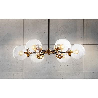 Caleb Brass Cluster Pendant