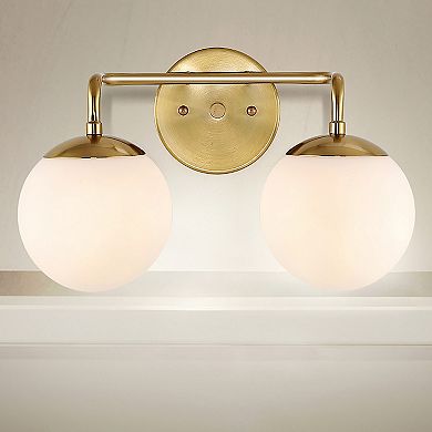 Louis Parisian Globe Metalfrosted Glass Modern Contemporary Led Vanity