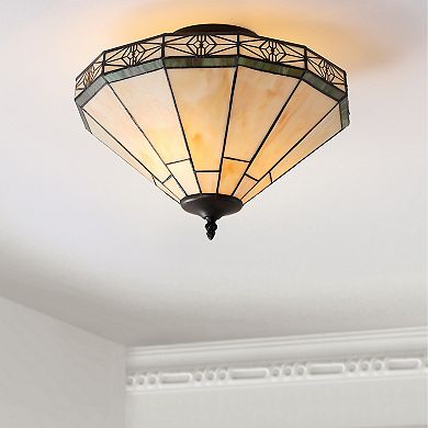 Jasmine Tiffany Style Glassmetal Led Semi