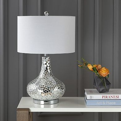 Emilia Mirrored Mosaic Led Table Lamp