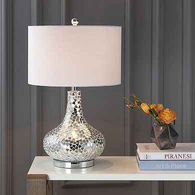 Emilia Mirrored Mosaic Led Table Lamp