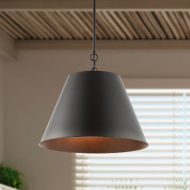 Harper Industrial Farmhouse Iron Led Pendant