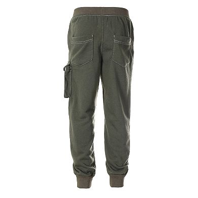 Gioberti Kid's Jogger Track Sweatpants With Ribbed Cuff Leg
